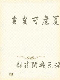 岌岌可危夏小正