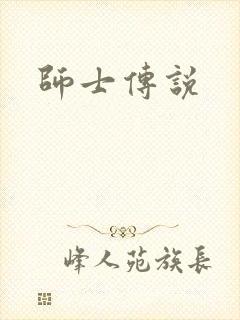 师士传说封面