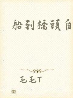 船到桥头自然沉封面