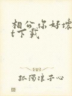 相公你好坏txt下载封面