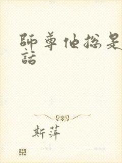 师尊他总是不说话封面