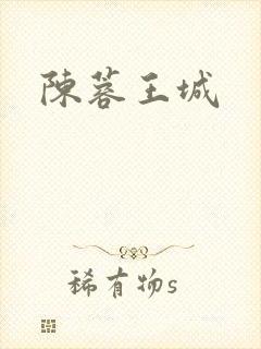 陈蓉王城封面