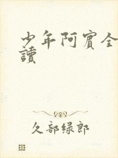 少年阿宾全集阅读