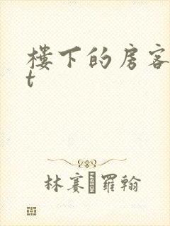 楼下的房客txt封面