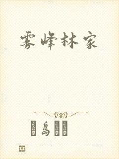 雾峰林家封面