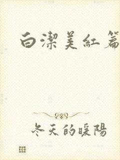 白洁美红篇列车封面