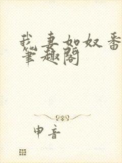 我妻如奴番外篇笔趣阁