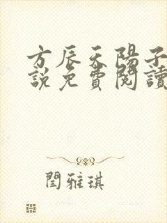 方辰天阳子的小说免费阅读