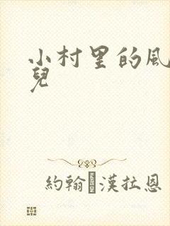 小村里的风流事儿封面