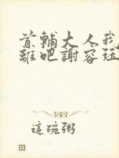 首辅大人我们和离吧谢容珏