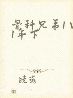 骨科兄弟1 V1年下