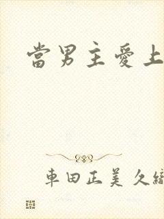 当男主爱上男配封面