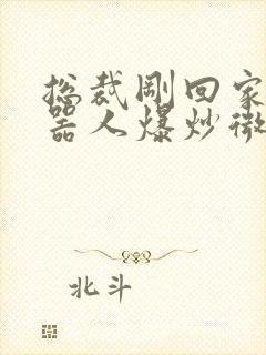 总裁刚回家被机器人爆炒微博