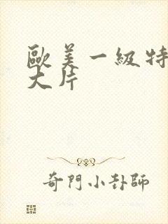 欧美一级特黄a大片封面