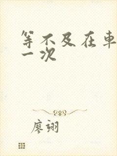 等不及在车里做一次