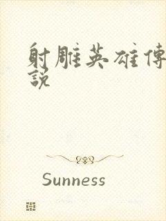 射雕英雄传 小说