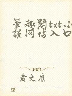 笔趣阁txt小说网站入口