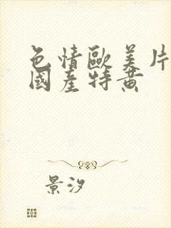 色情欧美片午夜国产特黄