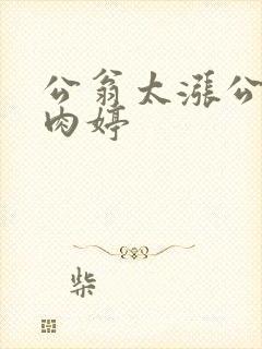 公翁太涨公欲息肉婷