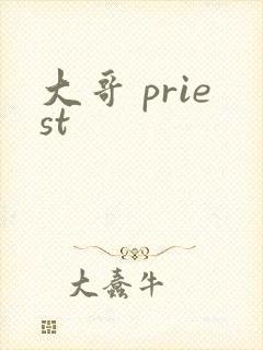 大哥 priest封面