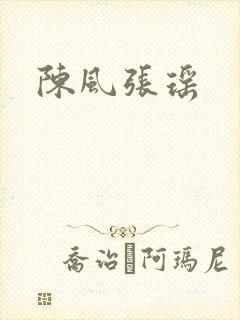 陈风张瑶封面