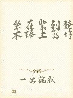 坐在紫到发黑的木棒上写作业封面