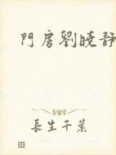 门房刘晓静封面