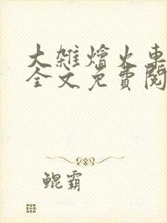 大杂烩火车小说全文免费阅读