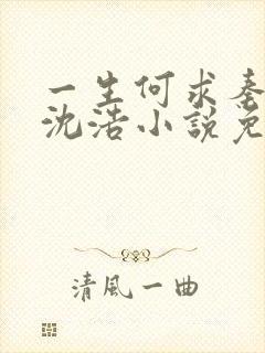 一生何求秦菲雪沈浩小说免费阅读全文笔趣阁