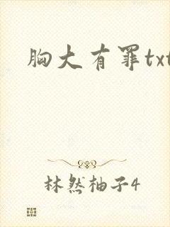 胸大有罪txt