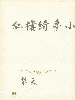 红楼绮梦小说封面