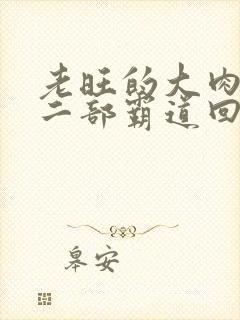 老旺的大肉蟒第二部霸道回归小说封面