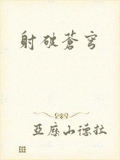 射破苍穹封面