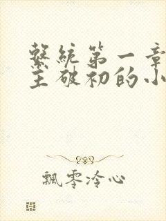 系统第一章给宿主破初的小说