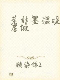 叶非墨温暖在厨房做