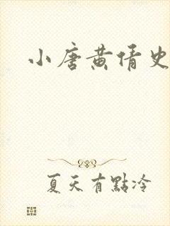 小唐黄倩史