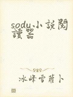 sodu小说阅读器