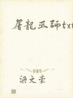 屠龙巫师txt封面