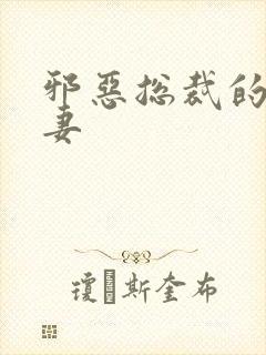 邪恶总裁的娇宠妻