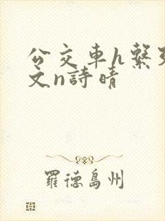 公交车h系列辣文n诗晴