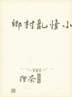 乡村乱情小说