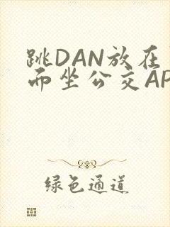 跳DAN放在里面坐公交APP