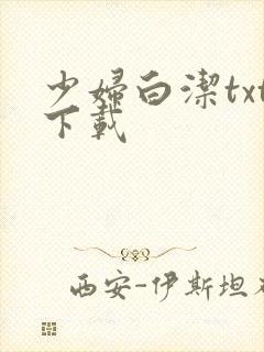 少妇白洁txt下载