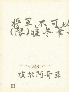 将军,不可以!(限)暖冬笔趣阁免费阅读