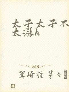 太子太子不要了太涨h