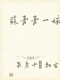 苏青青一嫁三夫