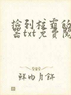 捡到校霸的遥控器txt免费阅读by阳阳