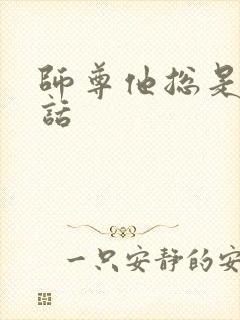 师尊他总是不说话封面