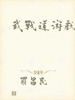 武战道游戏