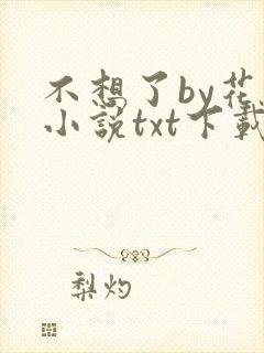 不想了by花卷小说txt下载